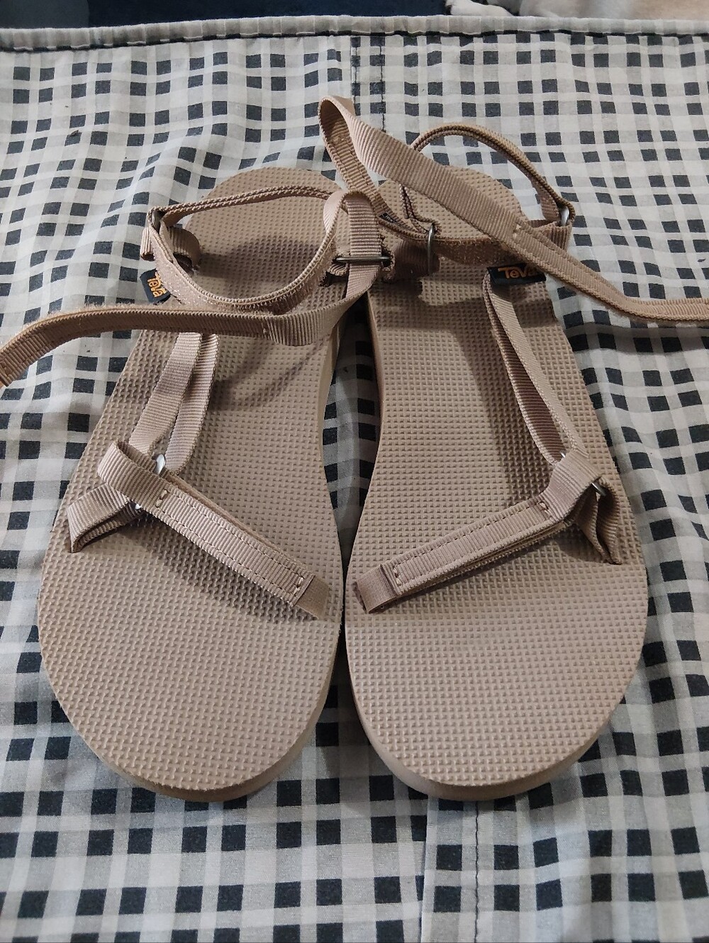Teva Women's Taupe Adjustable Strappy Sandals